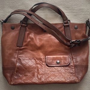 Frye Samantha Quilted Tote/Shoulder Bag